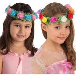 Carnival Toys - Coroncina Fiori Colori Assortiti, 00405