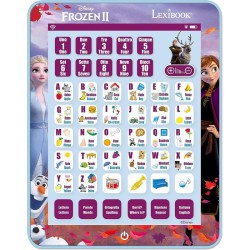 Lexibook - Touchscreen ed Effetti sonori Frozen Tablet bilingue per Imparare