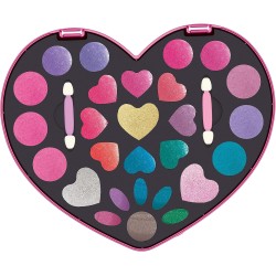 Clementoni- Crazy Chic-Love Trousse, Cofanetto con Trucchi Lavabili, Set Cosmetici 6 Anni, Make Up Bambina, 18781