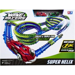 Wave Racers - Super Helix Speedway Track Onda da Corsa, 96 x 54.4 x 26 cm, YW211137