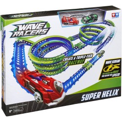 Wave Racers - Super Helix Speedway Track Onda da Corsa, 96 x 54.4 x 26 cm, YW211137
