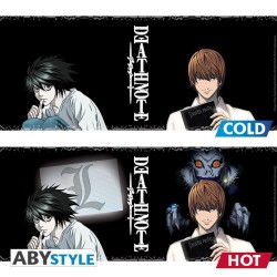 ABYstyle - Death Note - Tazza Cambia Colore con Calore 460 ml Kira & L