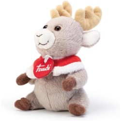 Trudi 55473 - Peluche Renna Natale Vestita XS