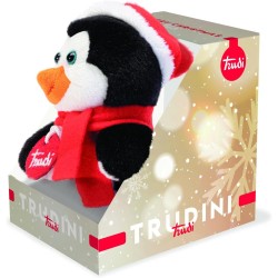 Trudi 55474 - Peluche Pinguino Natale Vestito XS