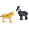 Trudi Sevi 87860 - Mix o Match Animali Dolomiti Lince Camoscio | Trudi by Sevi | 23x6x15,5cm | Sevi Nature