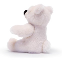 Trudi 25633 - Peluche Orso Bianco Joel | Orso Polare - Animali del Polo Nord | 18x21x19 cm taglia S | Teddy Bears, classici orsi