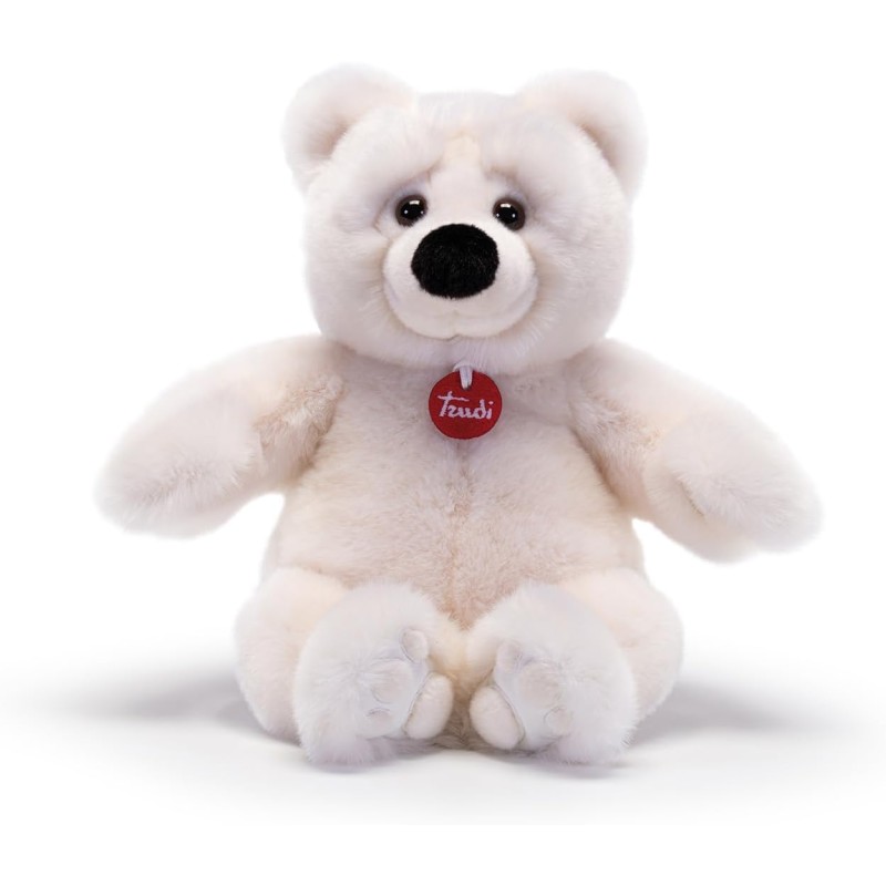 Trudi 25634 - Peluche Orso Bianco Joel | Orso Polare - Animali del Polo Nord | 24x38x18 cm taglia M | Teddy Bears, classici orsi