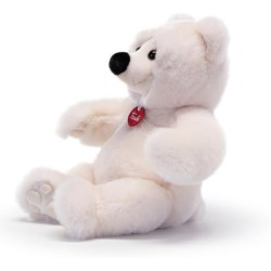 Trudi 25634 - Peluche Orso Bianco Joel | Orso Polare - Animali del Polo Nord | 24x38x18 cm taglia M | Teddy Bears, classici orsi