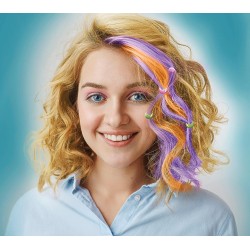 Clementoni - 18750 - Crazy Chic - Trendy Hairstyle - Piastra con Colore per Decorazione Capelli, Gesso Pettine