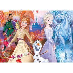 Clementoni - 24759 - Puzzle Supercolor Disney Frozen 2-2x20 Pezzi