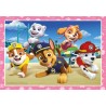 Clementoni - 21513 - Supercolor Paw Patrol - 4 (12,16,20 e 24 Pezzi), Puzzle Cartoni Animati