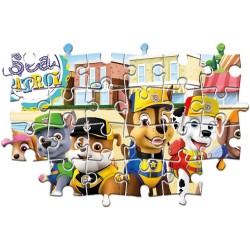 Clementoni - 24779 - Puzzle Paw Patrol Supercolor 2x20 (2 20 pezzi)