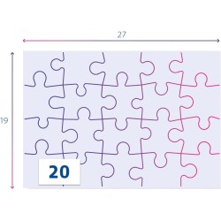Clementoni - 24779 - Puzzle Paw Patrol Supercolor 2x20 (2 20 pezzi)