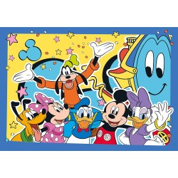 Clementoni - 24791 - Puzzle Mickey Disney 2x20pzs Supercolor Mickey-2x20 (Include 2 20 Pezzi)