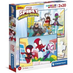 Clementoni - 24794 - Puzzle Spidey 2x20