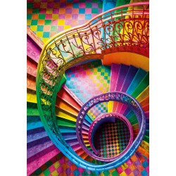 Clementoni - 35132 - ColorBoom Collection - Stairs 500 Pezzi Adulti, Colori, Puzzle Gradient