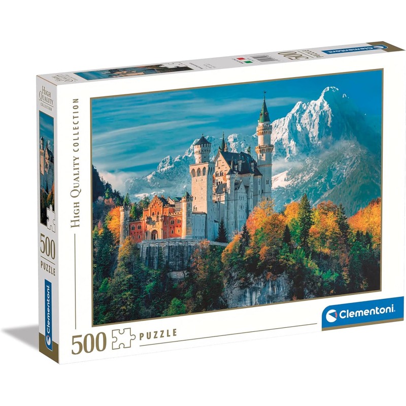 Clementoni - 35146 - Collection Neuschwanstein Castle 500 Pezzi - Puzzle Adulti