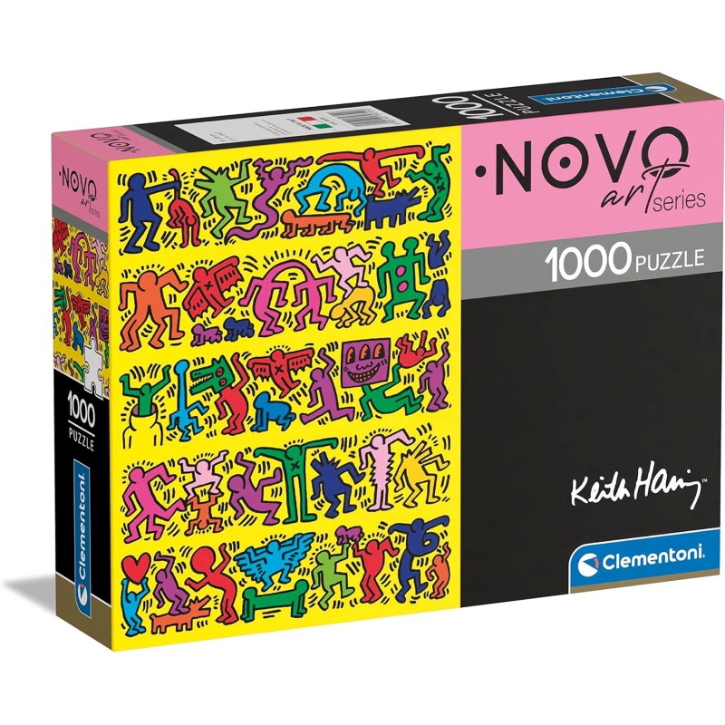 Clementoni - 39755 - Keith Haring 1000 Pezzi Adulti, Arte, Puzzle Quadri  Famosi