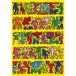 Clementoni - 39755 - Keith Haring 1000 Pezzi Adulti, Arte, Puzzle Quadri Famosi