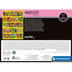 Clementoni - 39755 - Keith Haring 1000 Pezzi Adulti, Arte, Puzzle Quadri Famosi