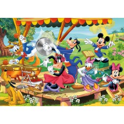 Clementoni - 21620 - Disney Mickey And Friends Supercolor Friends - 2X60 (Include 2 60 Pezzi), Puzzle Cartoni Animati