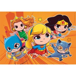 Clementoni - 21624 - Dc Comics Supercolor Super Friends - 2X60 (Include 2 60 Pezzi), Puzzle Cartoni Animati