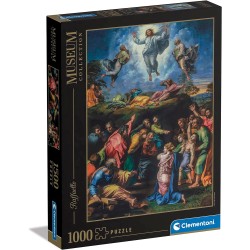 Clementoni - 31698 - Museum Collection Raphael, Transfiguration 1500 Pezzi, Arte, Puzzle Quadri, Dipinti Famosi