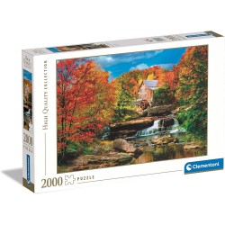 Clementoni - 32574 - Collection-Glade Creek Grist Mill - 2000 Pezzi Puzzle Adulti