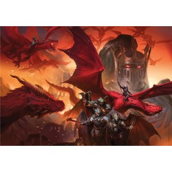 Clementoni - 39733 - Dungeons & Dragons 1000 Pezzi - Puzzle Adulti