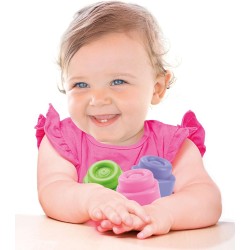 Clementoni - 17835 - Soft Clemmy - Baby Hero & Princess Set - Set Costruzioni Prima Infanzia, Mattoncini Morbidi Clemmy