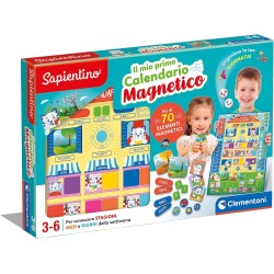 Clementoni - Sapientino - Il Mio Primo Gioco Educativo 3 Anni, Tabellone Magnetico Apprendimento Stagioni, Mesi, Giorni, Calenda