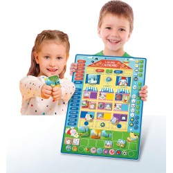 Clementoni - Sapientino - Il Mio Primo Gioco Educativo 3 Anni, Tabellone Magnetico Apprendimento Stagioni, Mesi, Giorni, Calenda