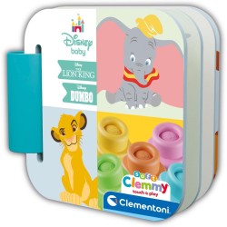 Clementoni - 17817 - Soft Clemmy - Disney Simba & Dumbo Playset - Costruzioni Prima Infanzia, Mattoncini Morbidi Clemmy