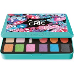 Clementoni - 18749 - Crazy Chic Yourself Collection - Be a Rocker - Trousse, Cofanetto Lavabili, Set Cosmetici Bambini, Borsetta