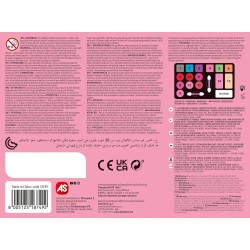 Clementoni - 18749 - Crazy Chic Yourself Collection - Be a Rocker - Trousse, Cofanetto Lavabili, Set Cosmetici Bambini, Borsetta