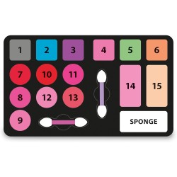 Clementoni - 18749 - Crazy Chic Yourself Collection - Be a Rocker - Trousse, Cofanetto Lavabili, Set Cosmetici Bambini, Borsetta