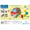Clementoni - 17774 - Auto Colori 3 in 1 - Gioco da Trainare, Centro attività Educativo Parlante Ed Inserimento Forme