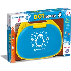 Clementoni - 16425 - Computer Kid DOT Laptop - Gioco Educativo Elettronico Parlante, Computer Bambini, Laptop Portatile