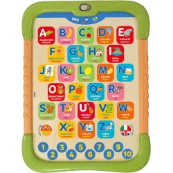 Clementoni - 16427 - Sapientino - Alpha Pad - Alfabetiere Interattivo, Gioco Educativo 3 Anni Elettronico Parlante, Lettere e Pa