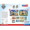 Clementoni - 18291 - Edukit 4 in 1 - Paw Patrol - Set di Giochi 30, 48 Pezzi, Memo e 6 Cubi, Educativo, Gioco Memory, Puzzle Bam