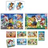 Clementoni - 18291 - Edukit 4 in 1 - Paw Patrol - Set di Giochi 30, 48 Pezzi, Memo e 6 Cubi, Educativo, Gioco Memory, Puzzle Bam
