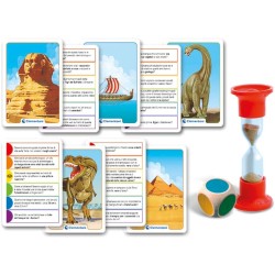 Clementoni - 16442 - Sapientino Testa Preistoria - Gioco Educativo 6 Anni, Quiz, Flashcards Storia