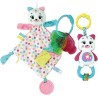 Clementoni - 17805 - Baby Gift Set-Kitty-Sonaglino, Chiavi e Copertina Dou, Regalo per Nascita, Gioco Neonato 0 Mesi