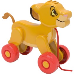 Clementoni - 17815 - Disney Simba Trainabile, Animale da Tirare, Gioco per La Motricità, Primi Passi, Imparare A Camminare, Bamb