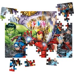 Clementoni - 20181 - Puzzle Brilliant Marvel 104 pz Avengers Supercolor Brilliant