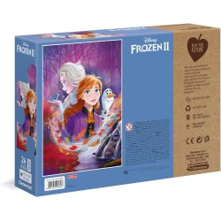 Clementoni - 20260 - Puzzle Maxi Frozen 2 Disney 24 pz - Play for Future Materiali 100% riciclati