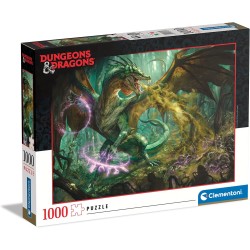Clementoni - 39734 - Dungeons & Dragons Dragons - 1000 Pezzi Puzzle Adulti