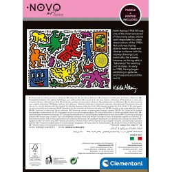 Clementoni - 39756 - Keith Haring - 1000 Pezzi Adulti, Arte, Puzzle Quadri Famosi