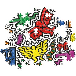 Clementoni - 39756 - Keith Haring - 1000 Pezzi Adulti, Arte, Puzzle Quadri Famosi