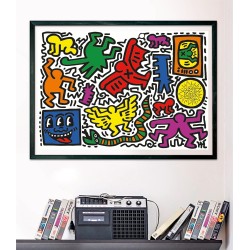 Clementoni - 39756 - Keith Haring - 1000 Pezzi Adulti, Arte, Puzzle Quadri Famosi